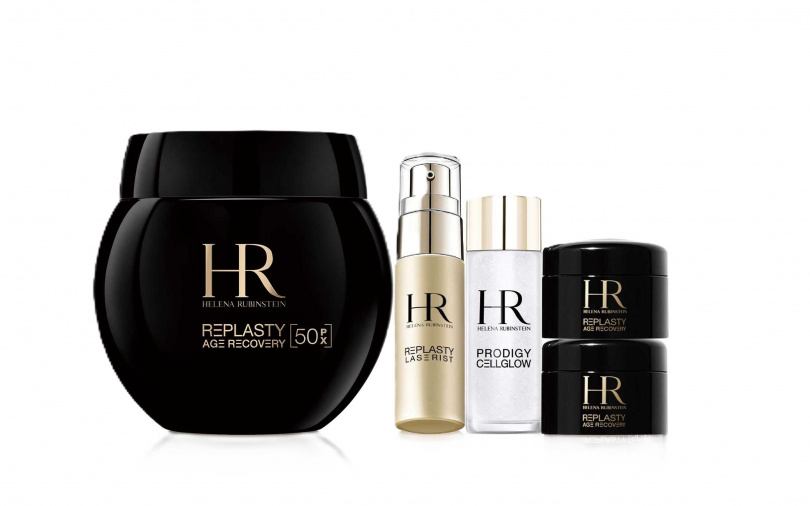 PX50黑繃帶緊緻組(PX50極塑黑繃帶修護乳霜50ml+淨膚淡斑淨白精華8ml +極致高光全能水凝露10ml +黑繃帶修護乳霜5ml x2)／優惠價17,500元（圖／品牌提供）