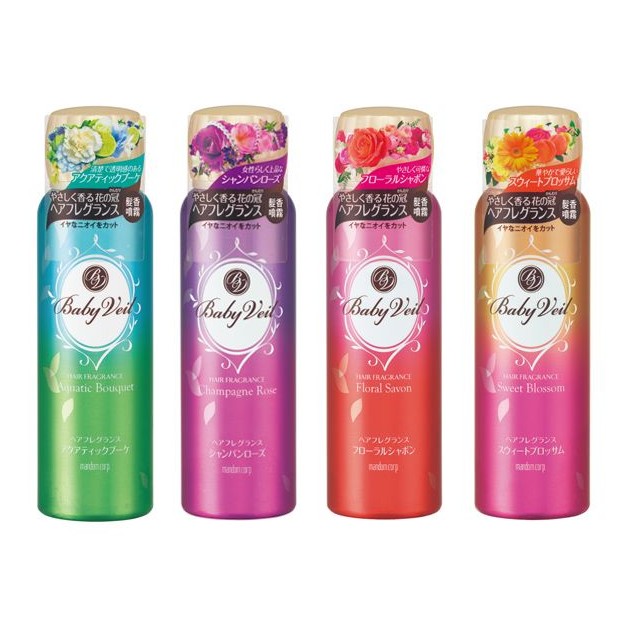 日本 Baby Veil香氛寶貝~髮香噴霧(80g) 4款可選