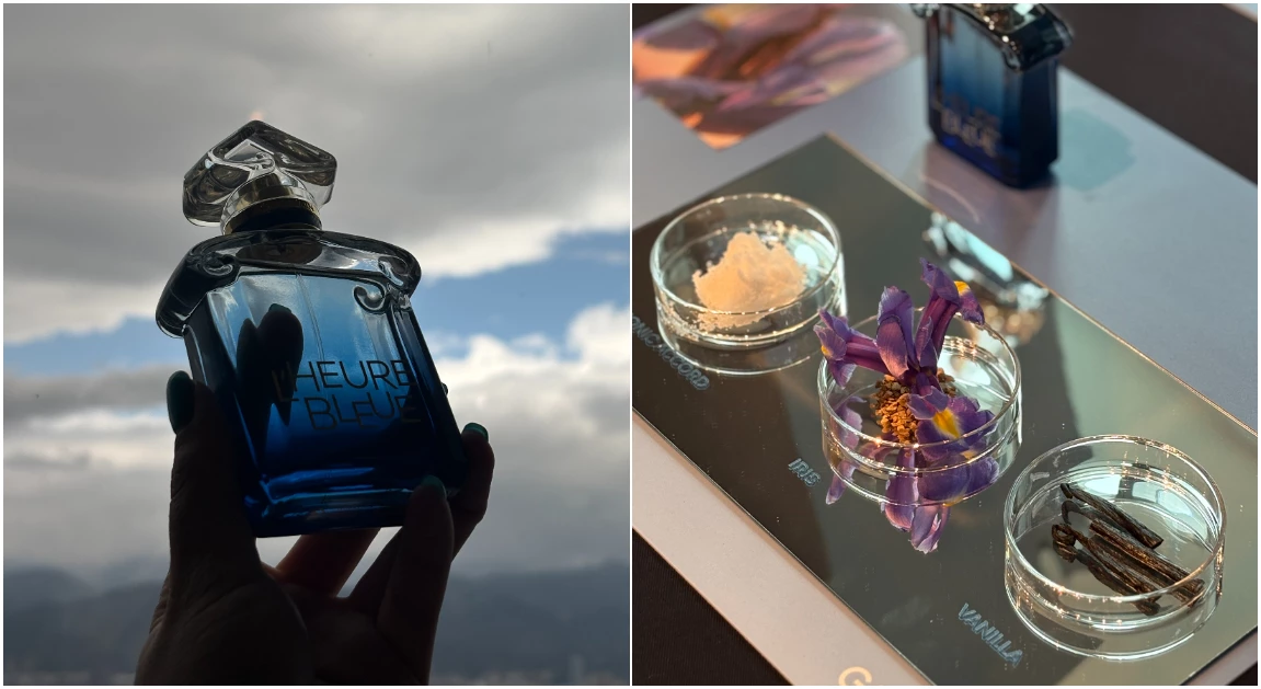 Guerlain 鳶尾暮藍淡香精/30ML，NTD3,450；50ML，NTD4,950；100ML，NTD6,900
