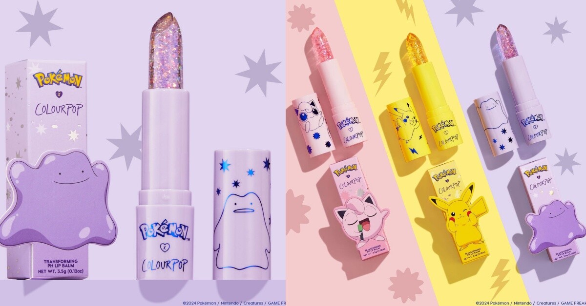 2024最新卡通聯名系列彩妝：ColourPop X Pokémon