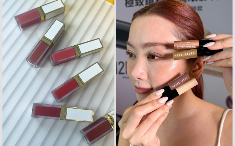 「用條狀彩妝打天下」！TOM FORD腮紅霜、BOBBI BROWN眼影棒打造奶油肌＋鑽石眼