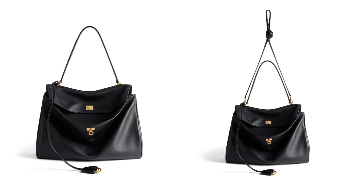 4. Balenciaga Rodeo 大號肩背包：低調耐看首選，出鏡率最高！（NT$175,000)