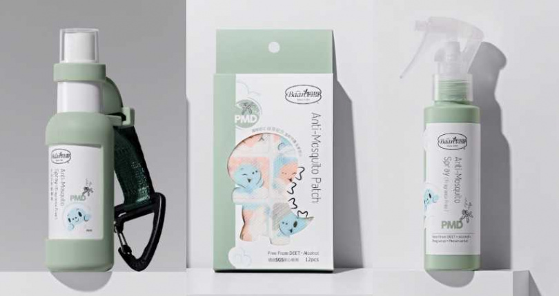 貝恩 嬰兒防蚊噴液 80ml／250元、嬰兒防蚊貼片 20片裝／250元、PMD防蚊噴液 80ml／480元、PMD長效防蚊貼片12片裝／200元（圖／品牌提供）