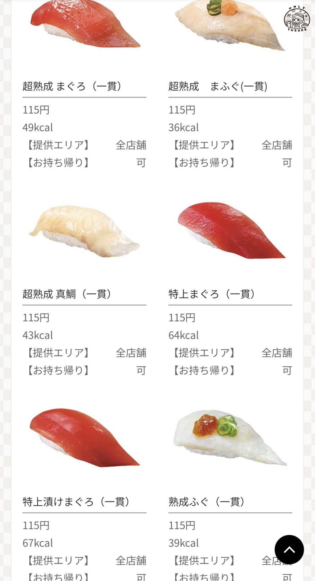 沖繩藏壽司菜單