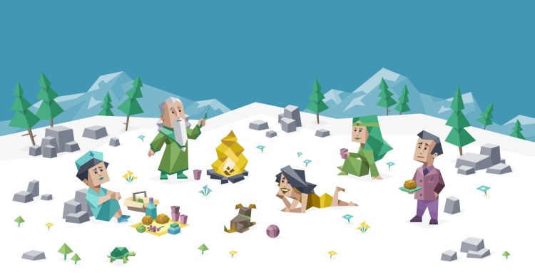 MBTI 16型人格示意圖。