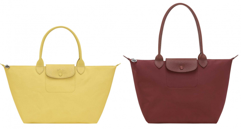 Longchamp Le Pliage One系列手提包 L／5,700元，Le Pliage One 系列肩揹袋 M／5,700元（圖／品牌提供）