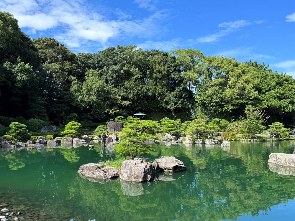 大濠公園日本庭園_神仙三島