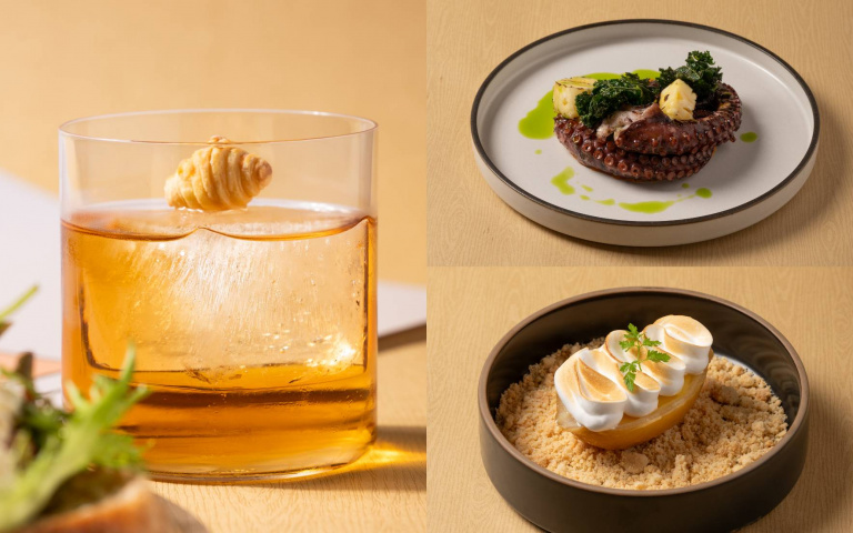 可頌調酒喝過沒？Ochre全日型餐飲正式啟動，午間輕盈歐陸風味開吃！