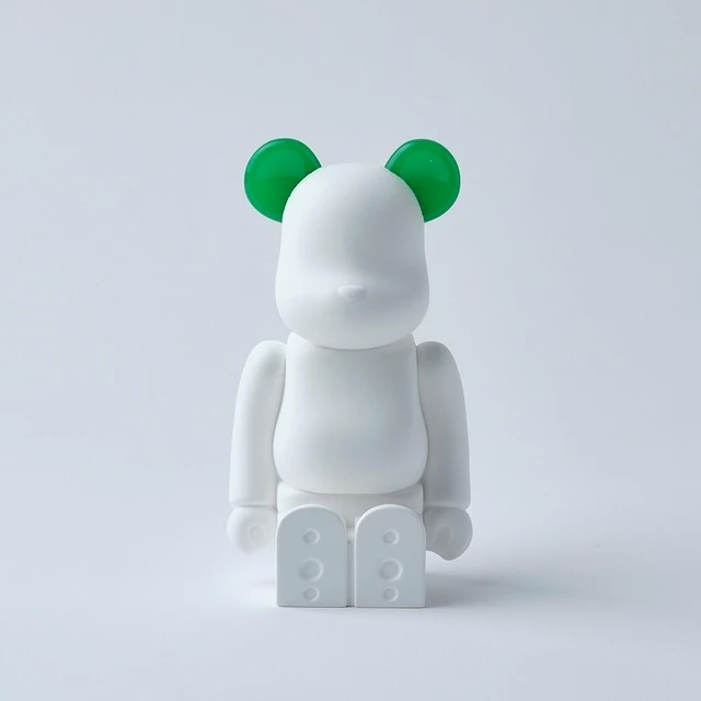 【Be@Rbrick】 庫柏力克熊 香氛熊擴香石 彩色耳朵版（綠色-小蒼蘭香氛）
