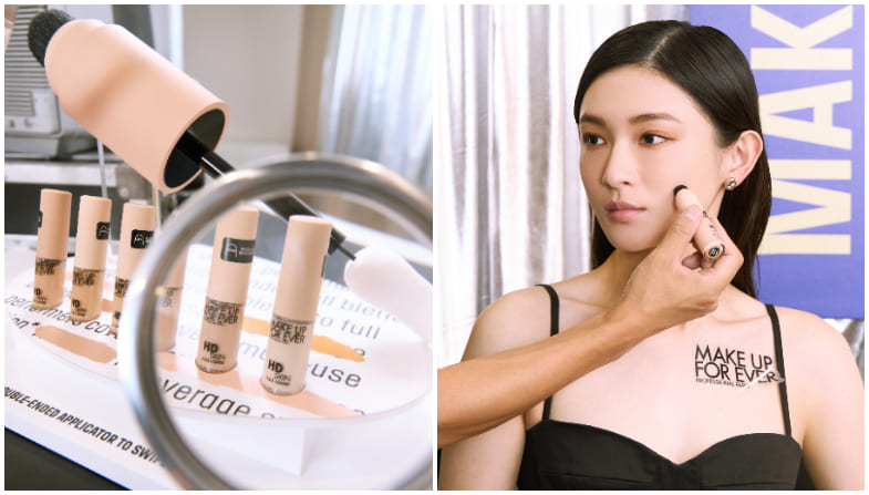 MAKE UP FOR EVER全新HD SKIN粉無痕魔力防水遮瑕霜，以36小時長效持妝、抗汗防水不暈染為特點
