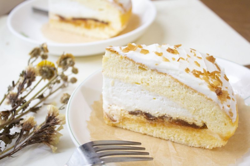 【Dobby手工甜品】8吋焦糖海鹽波士頓派