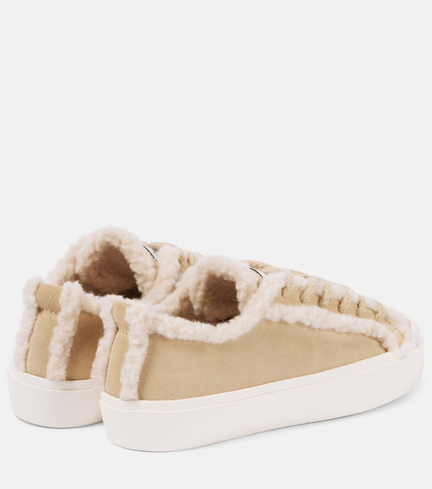Inuikii Shearling-lined suede sneakers