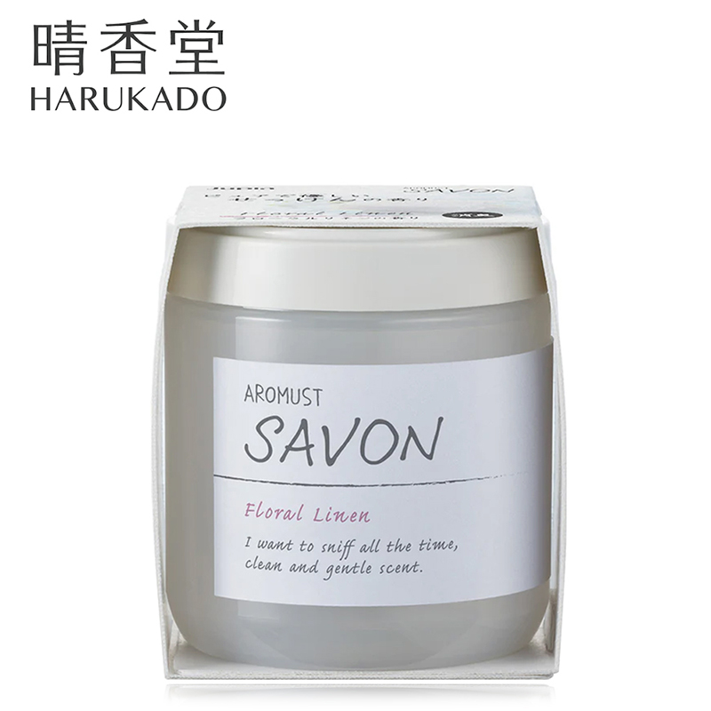 〔本野有限公司〕日本晴香堂芳香膏白瓶160ml (皂香亞麻花香)-2入