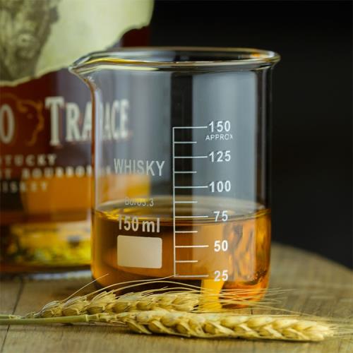 小眾Chamvin學院派威士忌杯理工調酒師學霸ins帶精準刻度量杯酒杯