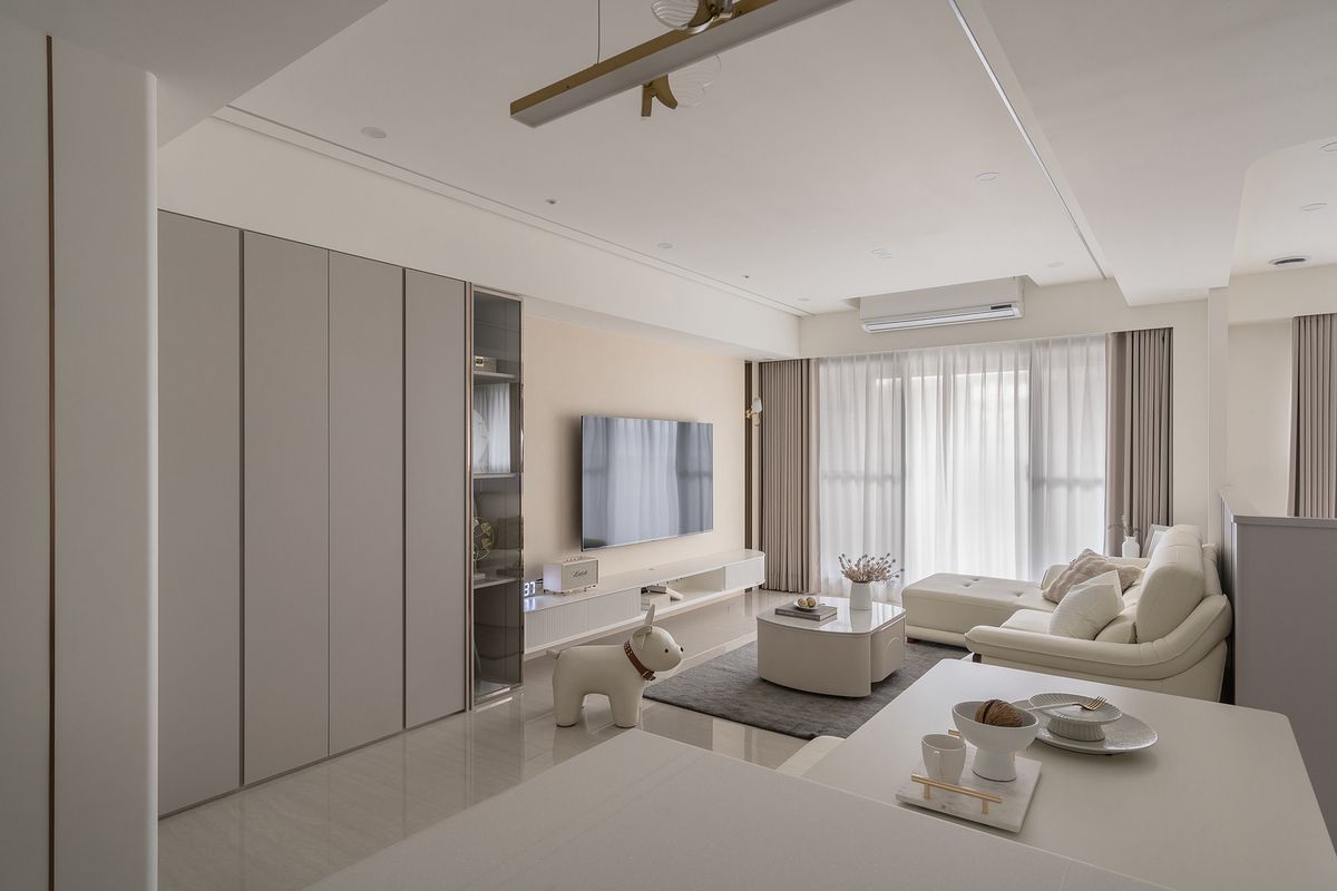 客廳；收納設計；住宅；建築；室內設計