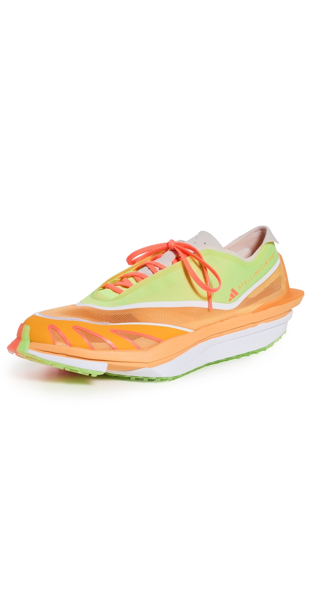 adidas by Stella McCartney Earthlight Running Sneakers signal green/hazy orange/white 4