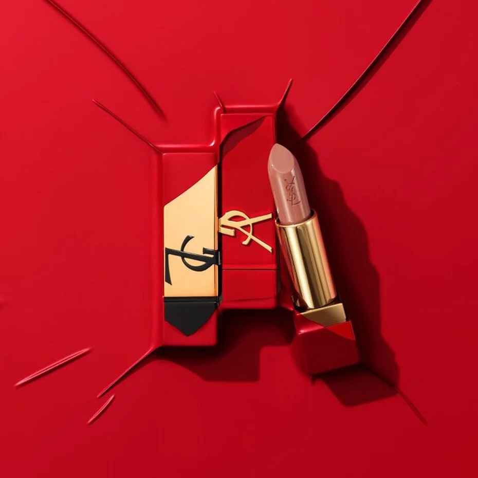 YSL 2024情人節限量奢華緞面唇膏