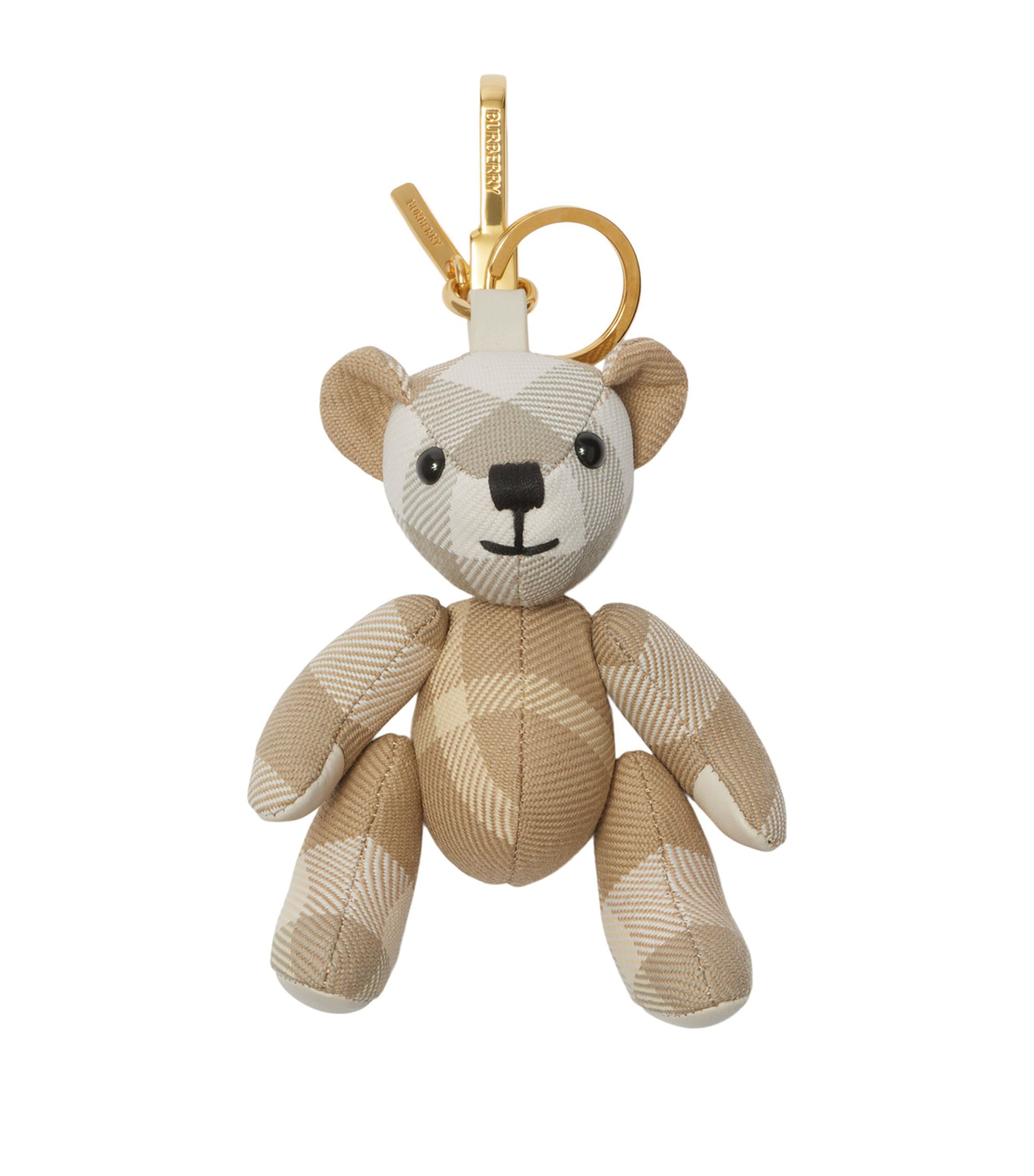 BURBERRY Check Thomas Bear Keychain