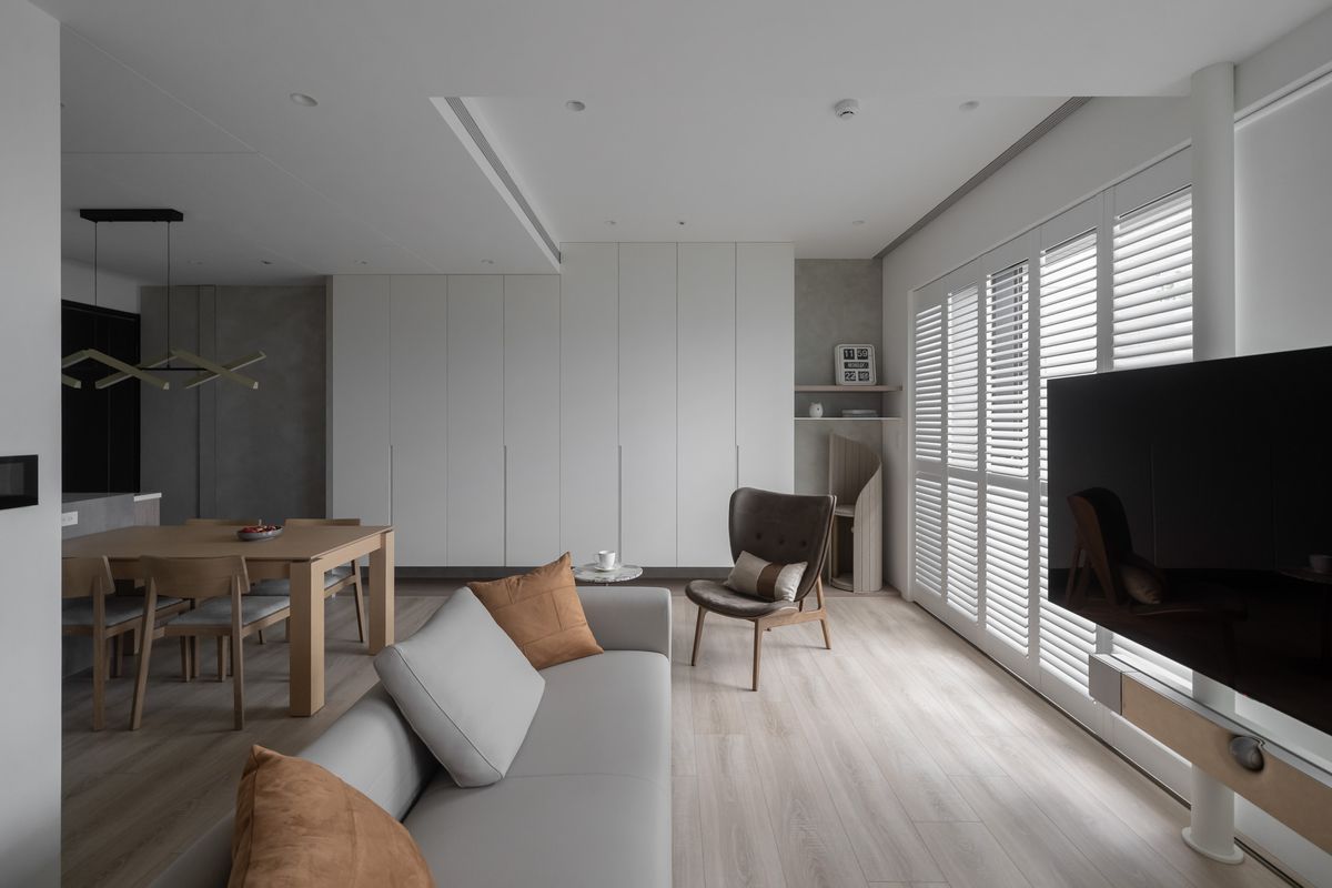 小坪數空間；客廳；住宅；建築；室內設計