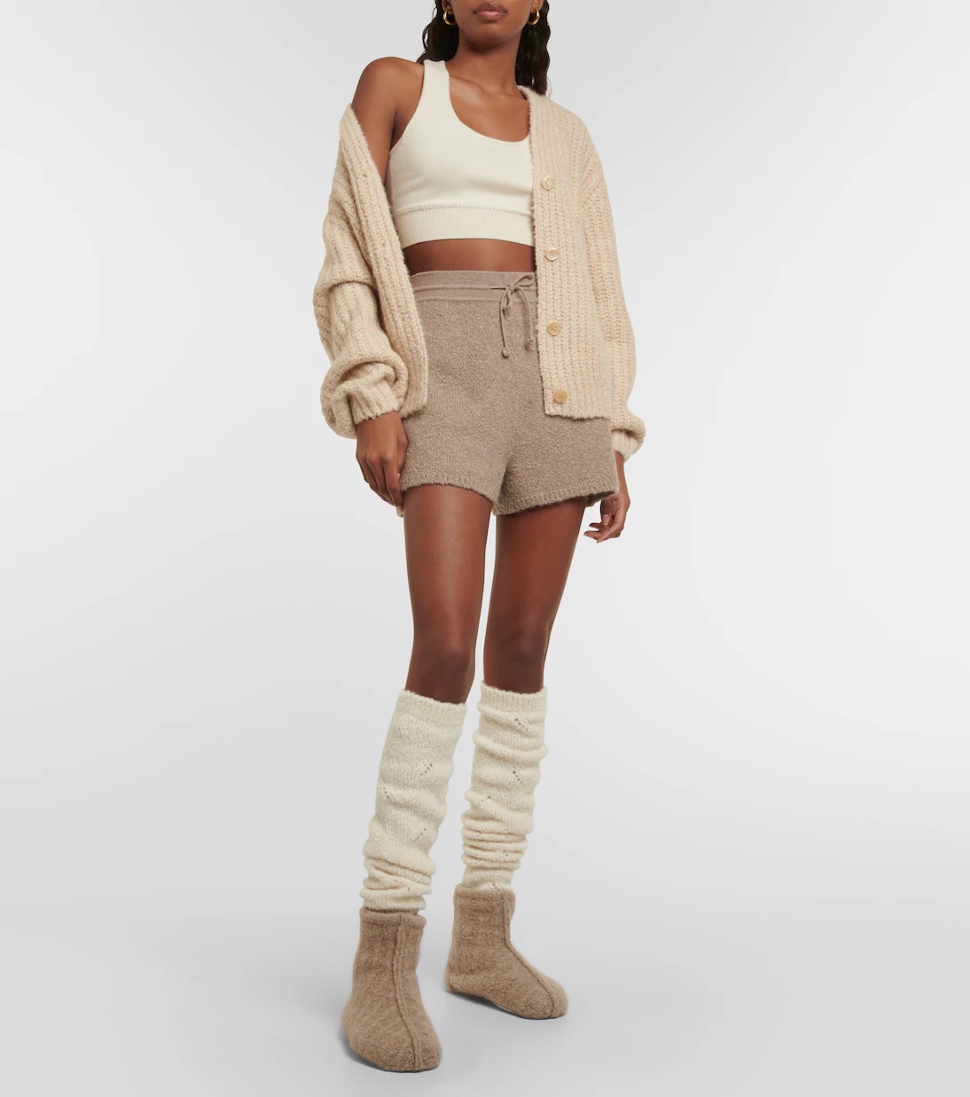 LORO PIANA Cashmere over-the-knee socks