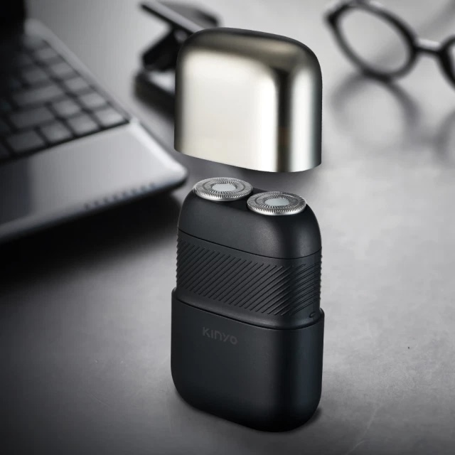 帥氣型男 就是你【KINYO】隨行率性雙刀頭刮鬍刀 KS-511 父親節快樂 我的超人老爸 送男友