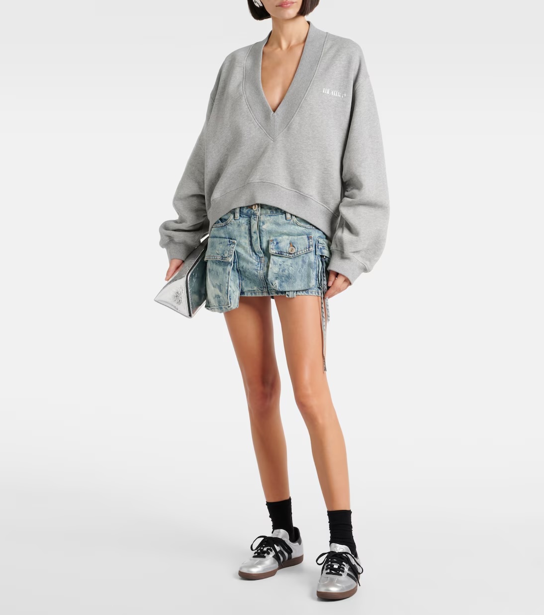 ADIDAS Samba OG metallic leather sneakers