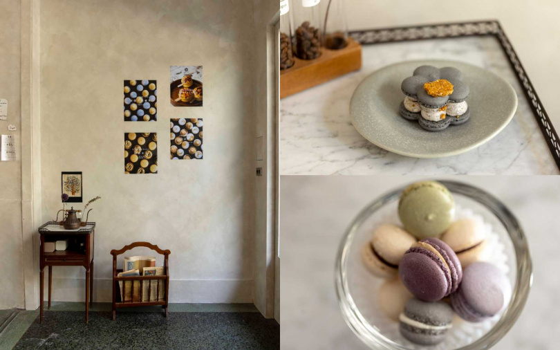 空間走簡潔風格，水泥牆面感覺素凈不誇張。（圖／品牌提供）