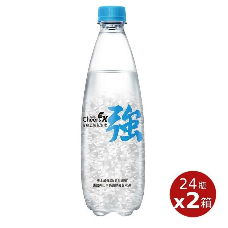【泰山】CheersEX強氣泡水x2箱 (500mlx24入/箱)