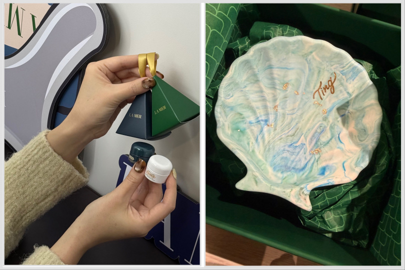 完整參與展覽可獲得3.5ml乳霜體驗禮，現場消費達指定門檻還可參與手作體驗。（圖/tingting 攝）