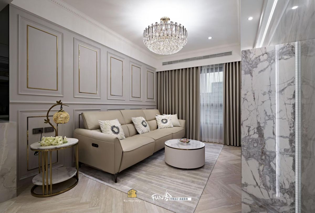 Fun舍(新舍)空間設計；現代美式風格；輕奢；住宅；室內設計