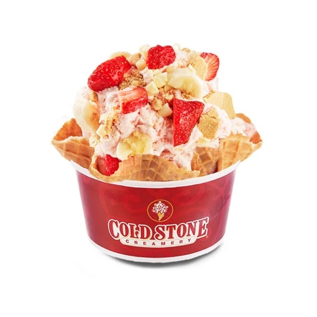 【COLD STONE】感謝有你的陪伴 - 中杯經典冰淇淋(含原味脆餅)