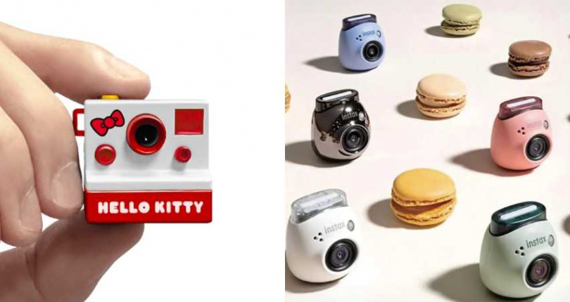 動漫工房｜Hello Kitty Retro-1HD 復古迷你數碼相機；FUJIFILM｜Instax Pal小相機（圖／Pinkoi）