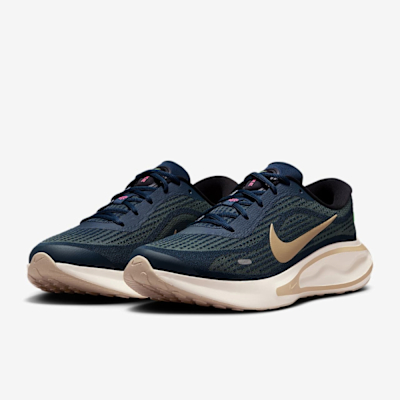 NIKE 慢跑鞋 男鞋 運動鞋 緩震 JOURNEY RUN 藍金 FN0228-403
