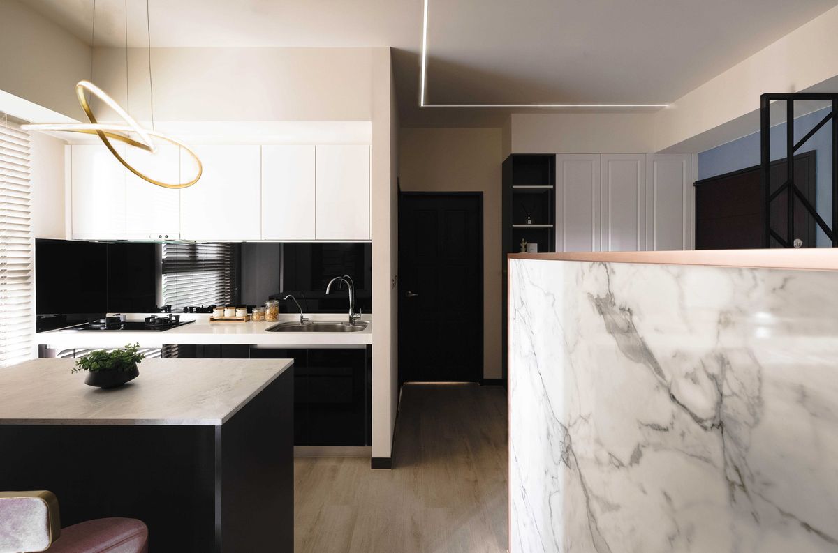 廚房；住宅；室內設計