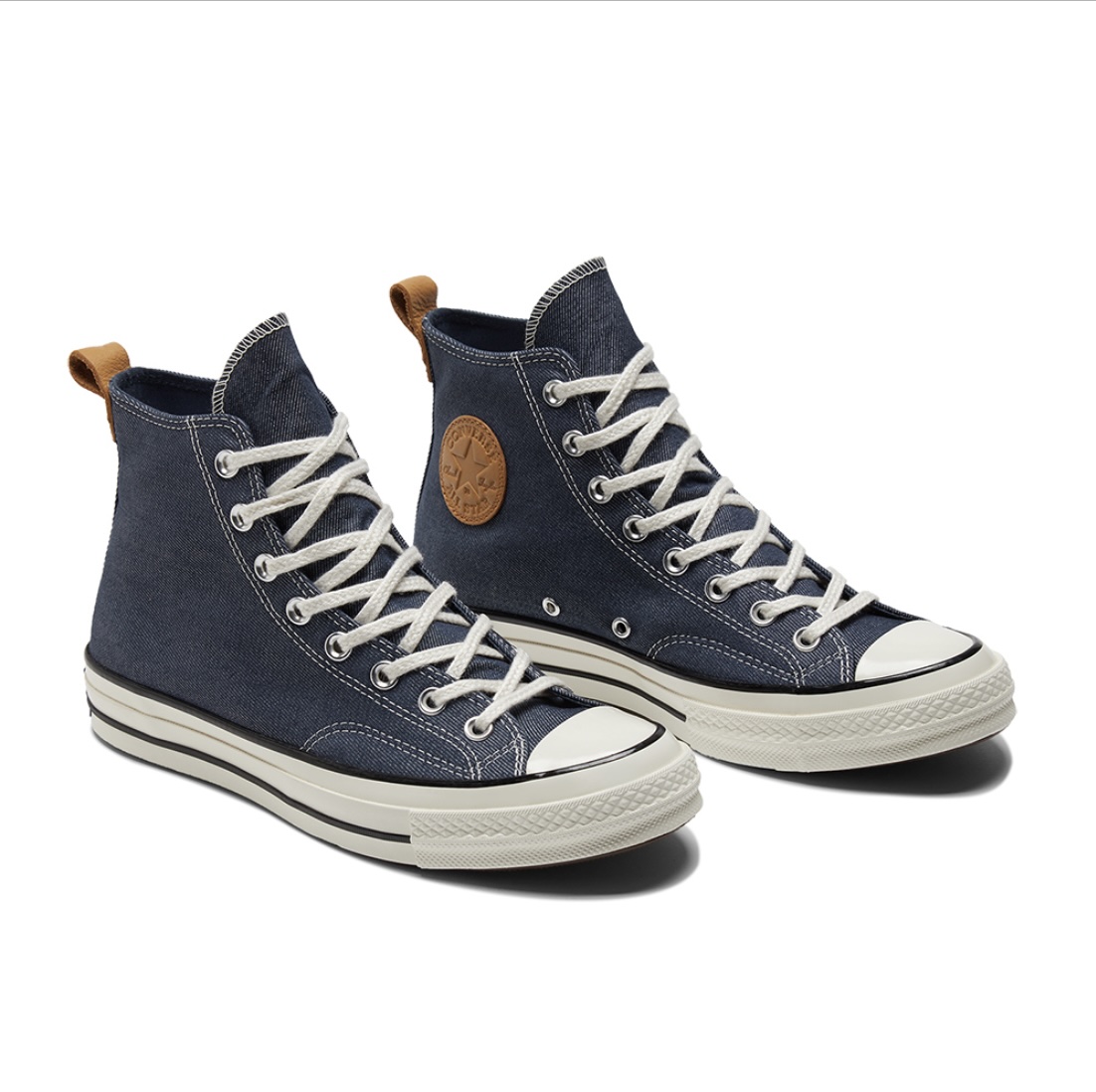 CONVERSE CHUCK 70 HI NAVY/EGRET/GOLDEN TAN 男女 休閒鞋 牛仔藍