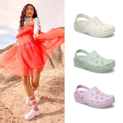 Crocs卡駱馳 (中性鞋) 經典花蕊克駱格-210927