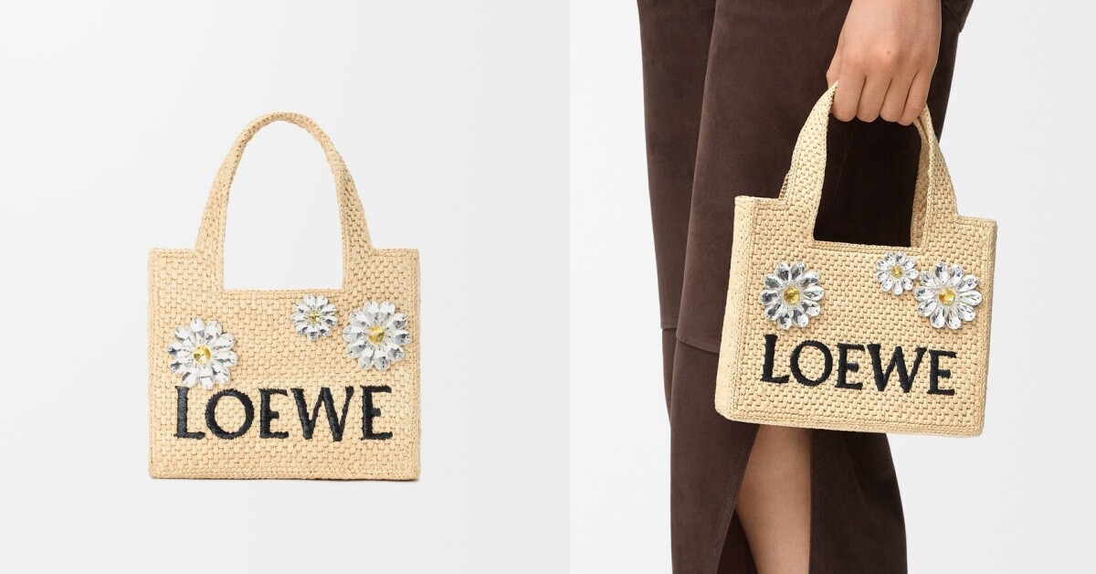 2026草編包推薦：LOEWE 拉菲草托特包，NT$53,000