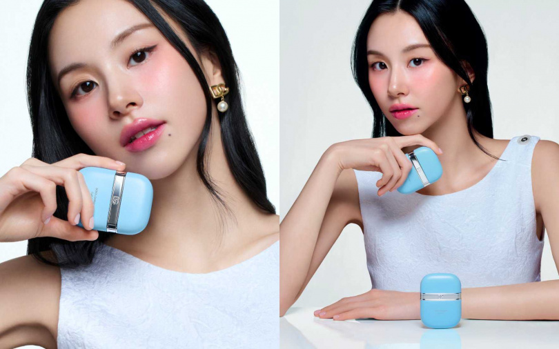 今年夏天學彩瑛把Light Blue的自在氣息隨身帶著走。（圖／品牌提供）