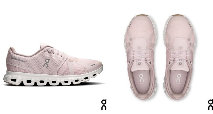近年在運動市場迅速崛起的瑞士品牌On昂跑，這雙Cloud 6跑鞋以僅215公克的輕量設計著稱，並同步升級招牌緩震科技。鞋身如襪套般包覆貼合，行走與跑動時都能感受到更柔軟的腳感，搭配低調卻浪漫的蘭花粉色調，讓舒適與時髦一次到位。