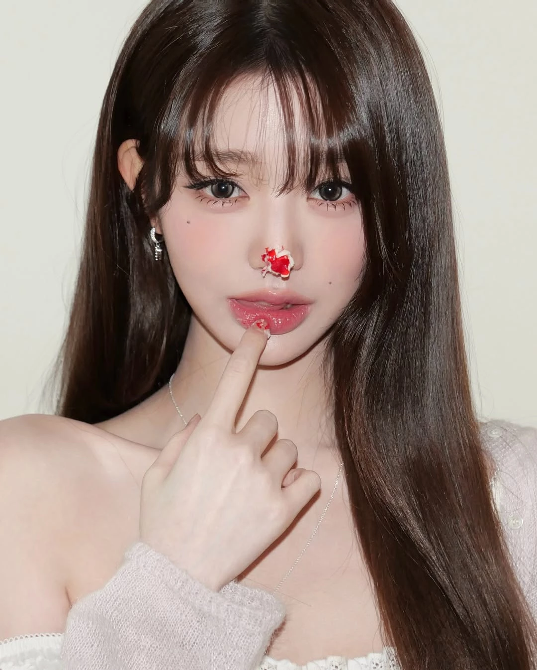 張員瑛髮型推薦1：微分空氣瀏海