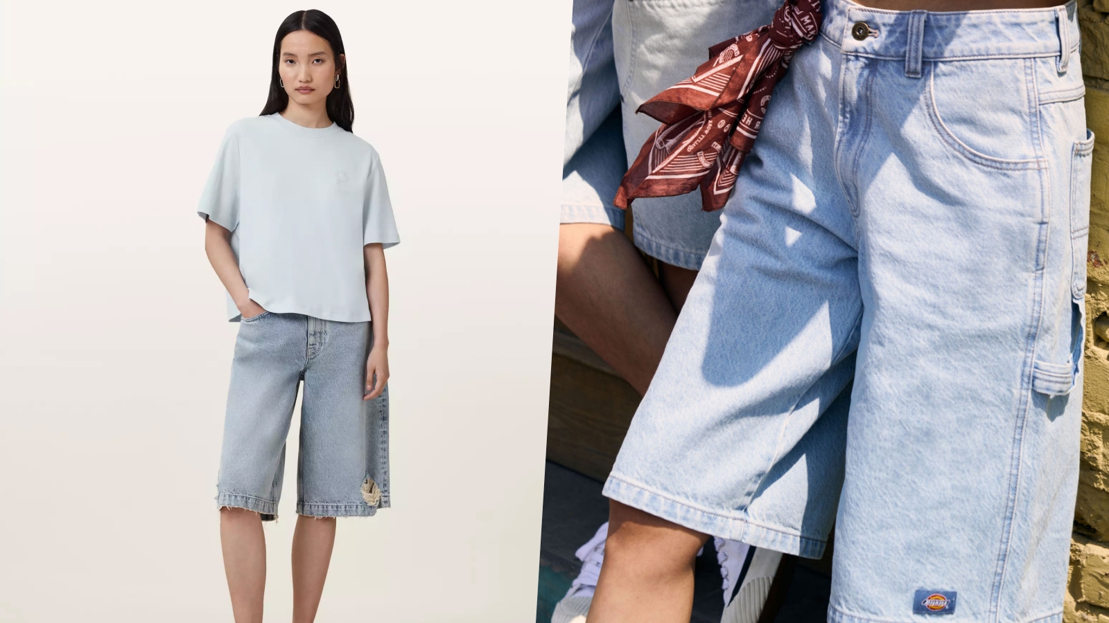 jorts 牛仔短褲