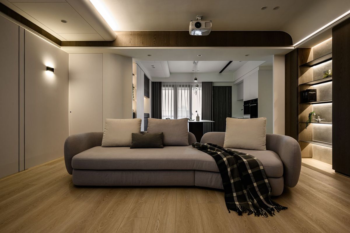 燈光設計美學；公領域；燈光配置；照明；住宅；居家；玄關；客廳；餐廳；廚房