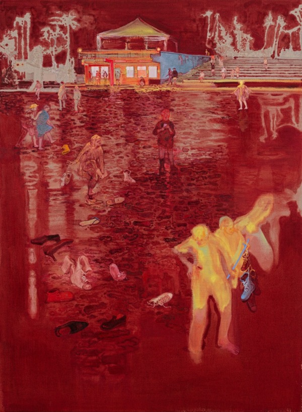 陳敬元_夜行XIV 腳印Night WalkingXIV   footprint