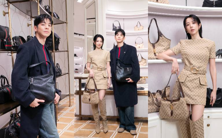 林柏宏帥氣男孩風、背Jackie包太犯規！同框邵雨薇全身GG「LA 貴賓」氣場直接輾壓