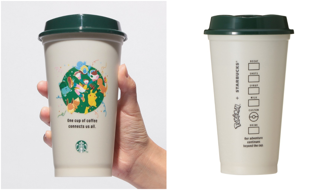 日本星巴克_Pokémon + STARBUCKS リユーザブルカップ コーヒーコネクション_Pokémon + STARBUCKS Coffee Connection 重複使用杯
