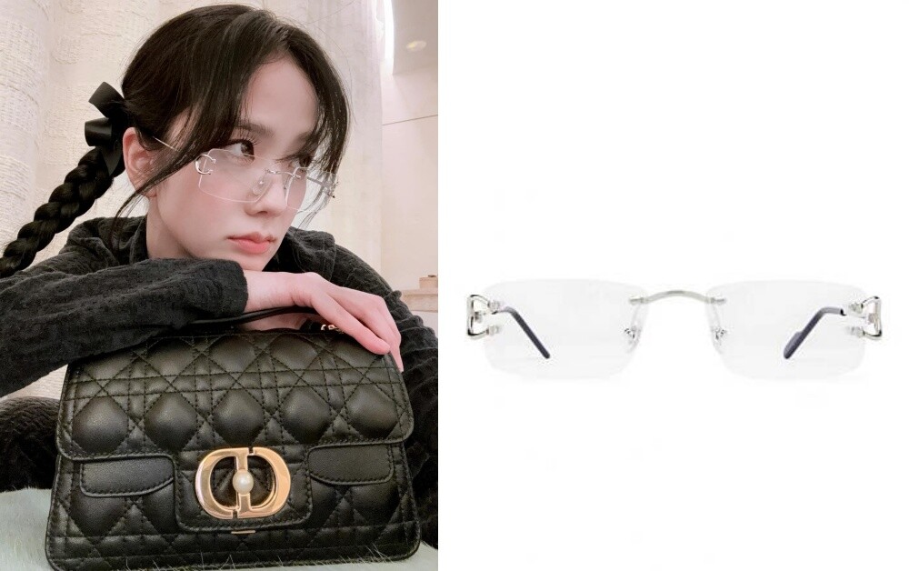 韓星同款眼鏡推薦：BLACKPINK Jisoo - Cartier SIGNATURE C DE CARTIER