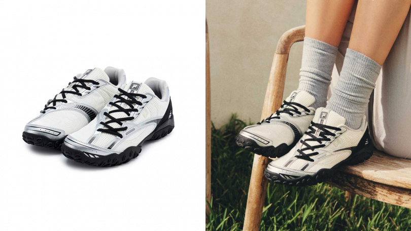 FILA ECHAPPE V2 星空銀黑配色／3,980元（圖／品牌提供）