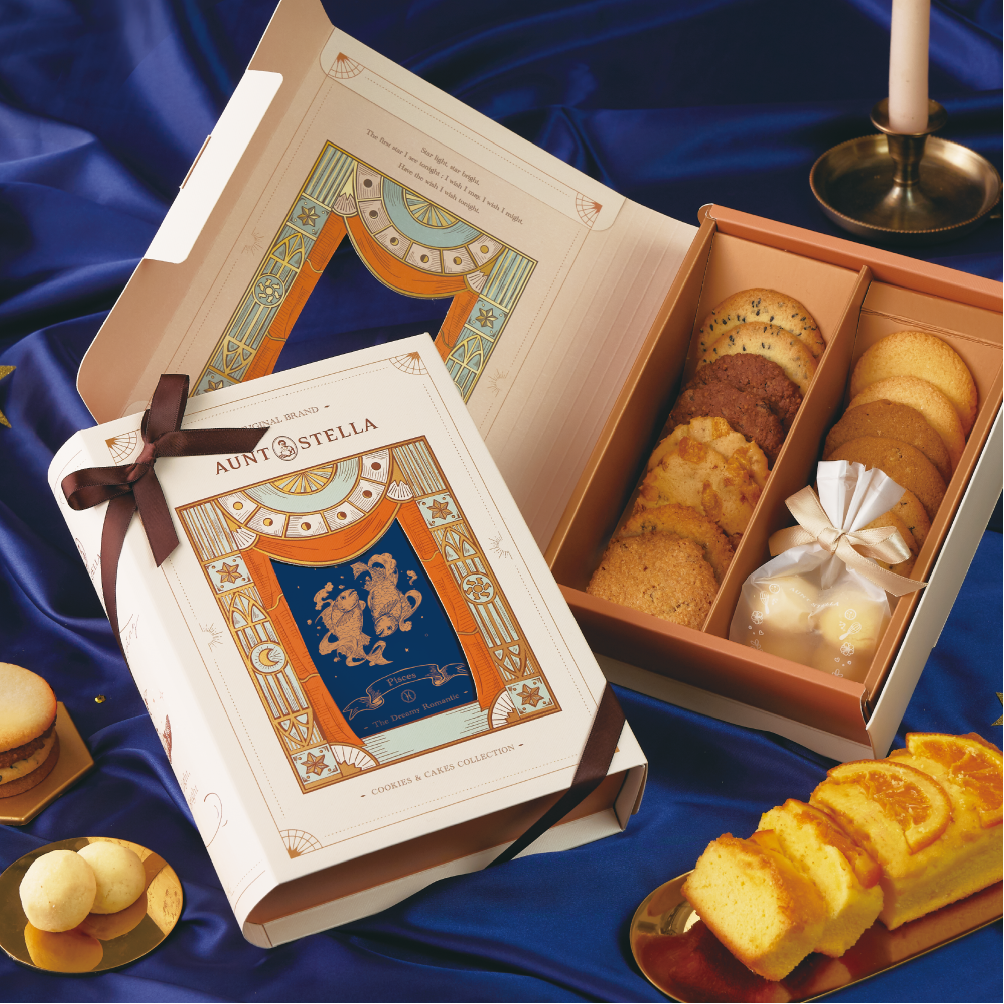 【Aunt Stella詩特莉】天蠍座星願魔法書 手工餅乾禮盒