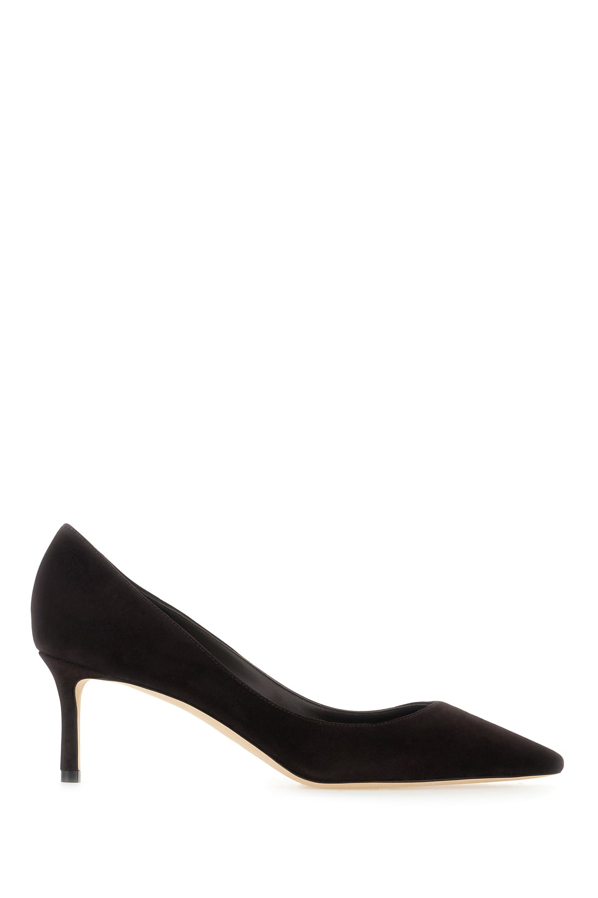 Jimmy Choo Dark Brown Suede Pumps