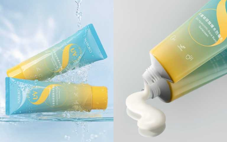 NARUKO 8重玻尿酸爆水防曬乳 SPF50+★★★★ 60ML／499元（圖／品牌提供）